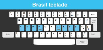 Brasil teclado